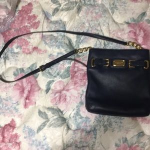 Navy blue Michael Kors crossbody. Great condition